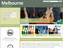 Tablet Screenshot of melbourneschool.com
